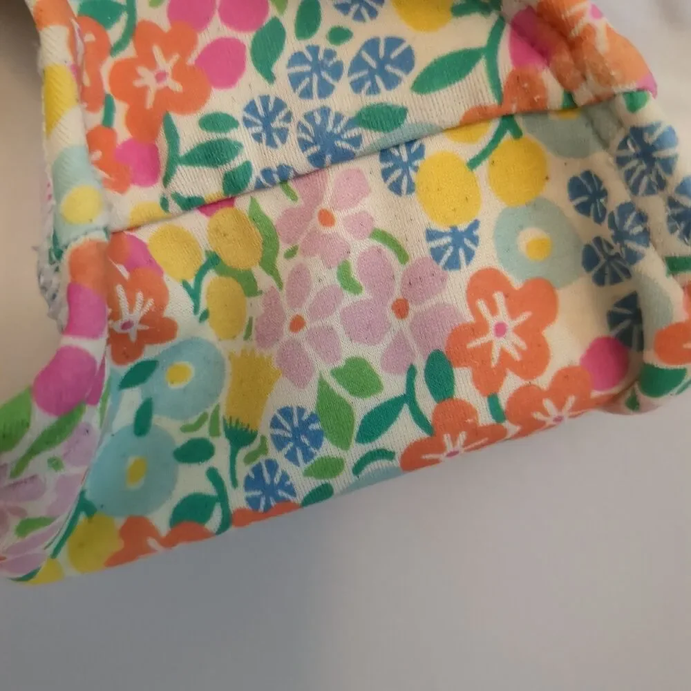 Mini Boden Petite Ditzy Floral Ruffle One Piece Bathing Swim Suit - Girls 2-3Y